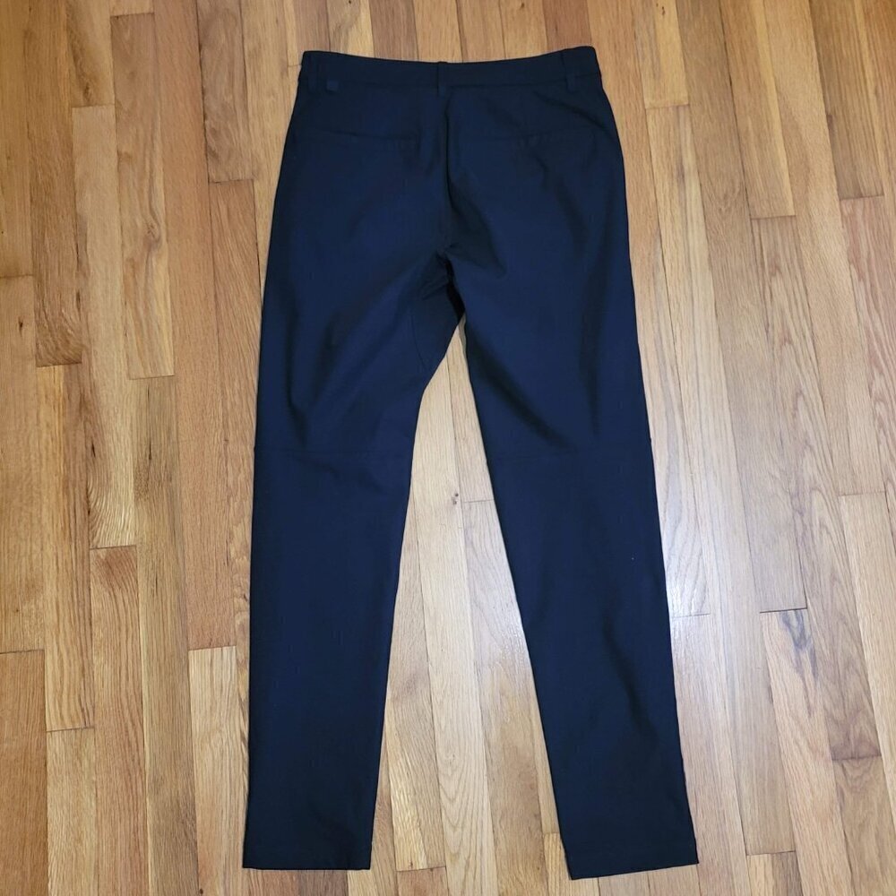 Lululemon Commission Pant Slim *Warpstreme 30" Black M5439S - Picture 2 of 4